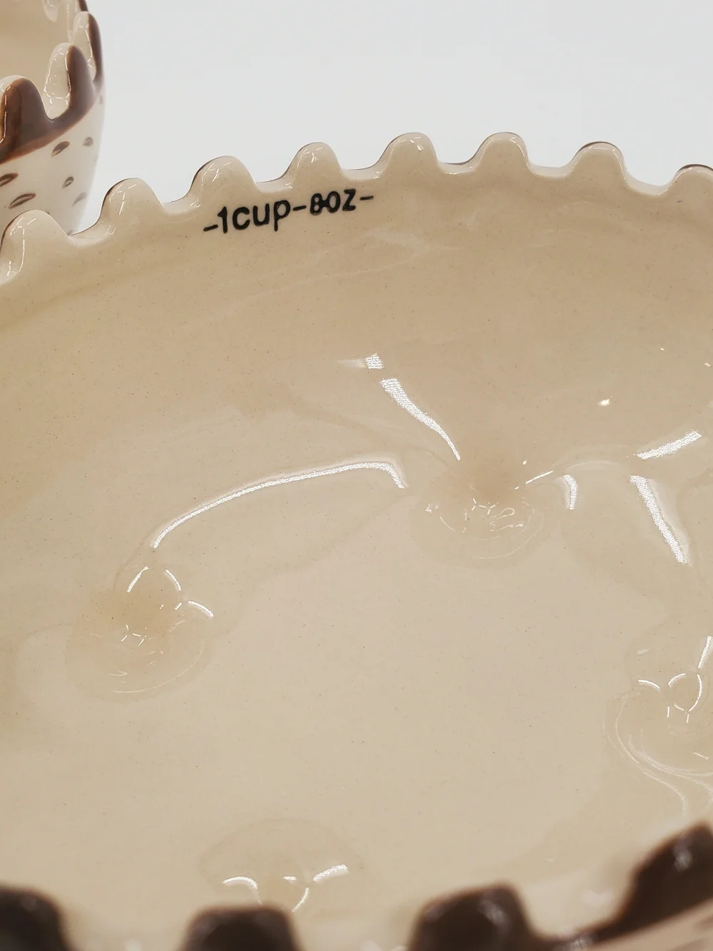Hedgehog Measuring Cups Set Of 4 Ceramic Nesting Bowls NEW!